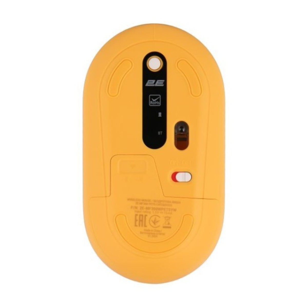 Мышка 2E MF300 PETSCATS&DOGS Silent Wireless/Bluetooth Yellow (2E-MF300WPETSYW) 98_98.jpg - фото 7
