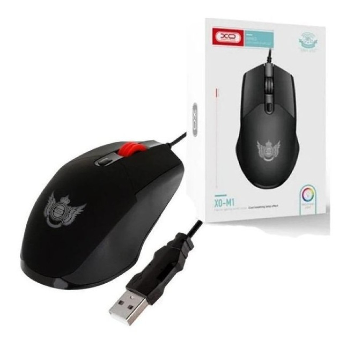 Мышка XO M1 RGB USB Black (XO-M1-BK) 256_256.jpg