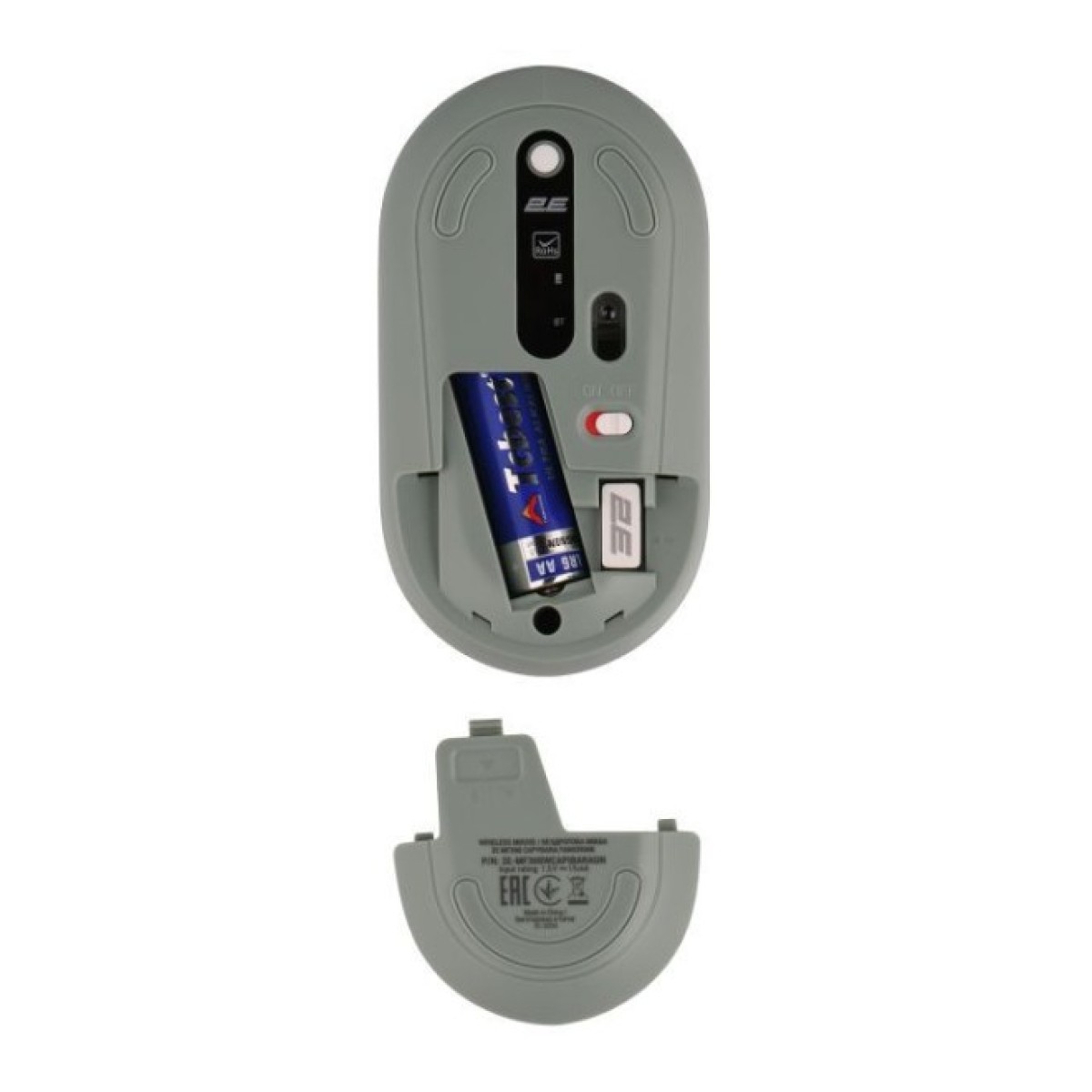 Мышка 2E MF300 CAPYBARATANGERINE Silent Wireless/Bluetooth Green (2E-MF300WCAPIBARAGN) 98_98.jpg - фото 5