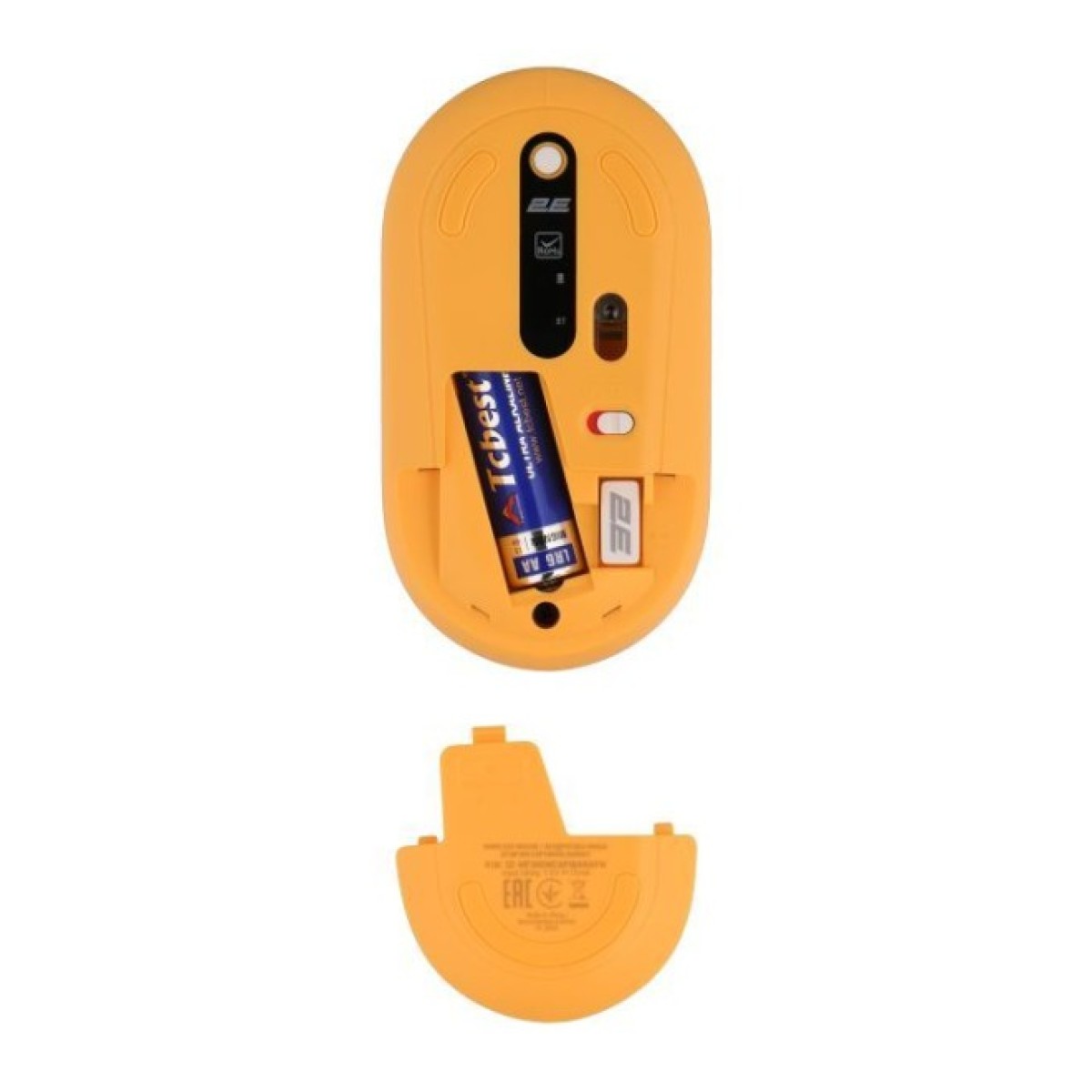 Мышка 2E MF300 CAPYBARASUNSET Silent Wireless/Bluetooth Yellow (2E-MF300WCAPIBARAYW) 98_98.jpg - фото 7