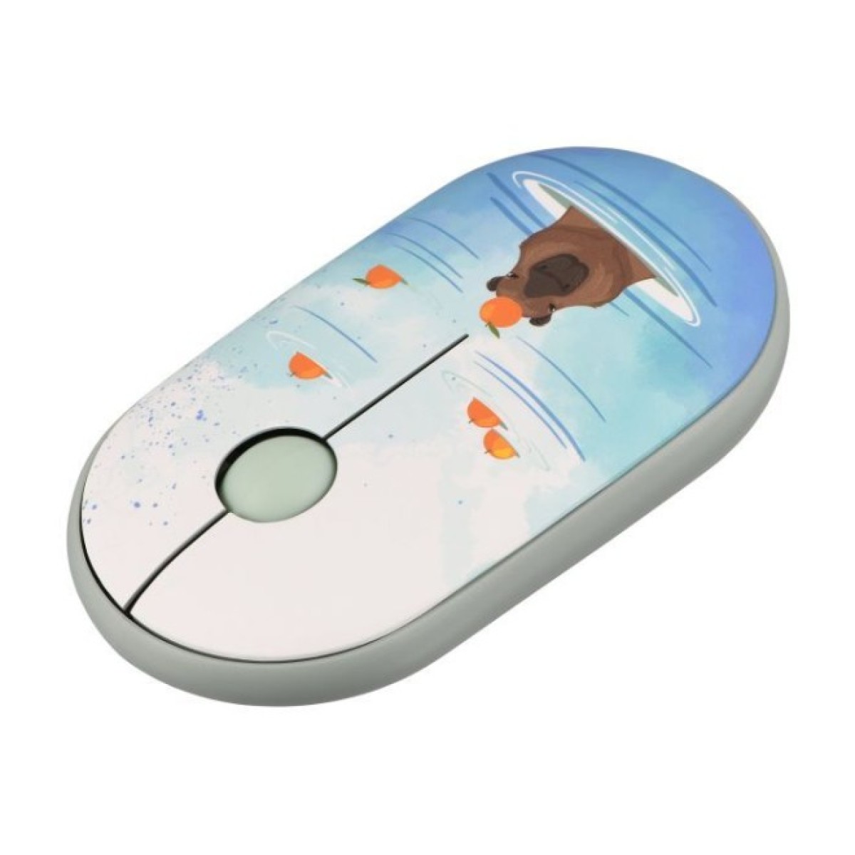 Мышка 2E MF300 CAPYBARATANGERINE Silent Wireless/Bluetooth Green (2E-MF300WCAPIBARAGN) 98_98.jpg - фото 7