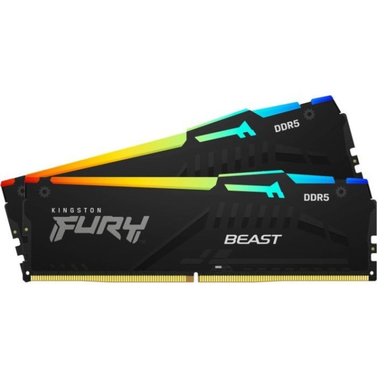 Модуль памяти для компьютера DDR5 32GB (2x16GB) 6000 MHz Beast RGB Kingston Fury (ex.HyperX) (KF560C36BBE2AK2-32) 98_98.jpg - фото 2