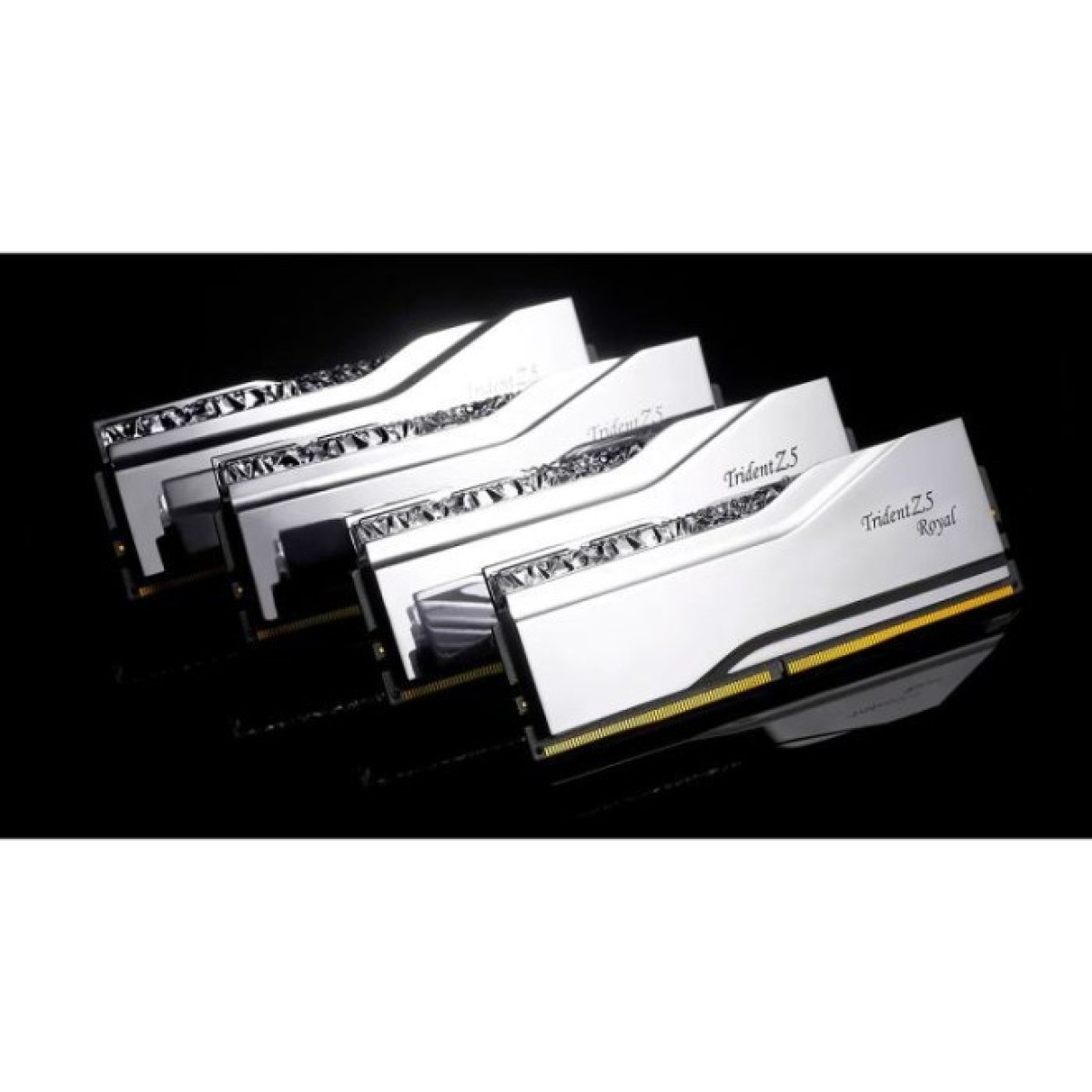 Модуль памяти для компьютера DDR5 32GB (2x16GB) 7600 MHz Trident Z5 Royal Silver G.Skill (F5-7600J3646G16GX2-TR5S) 98_98.jpg - фото 2