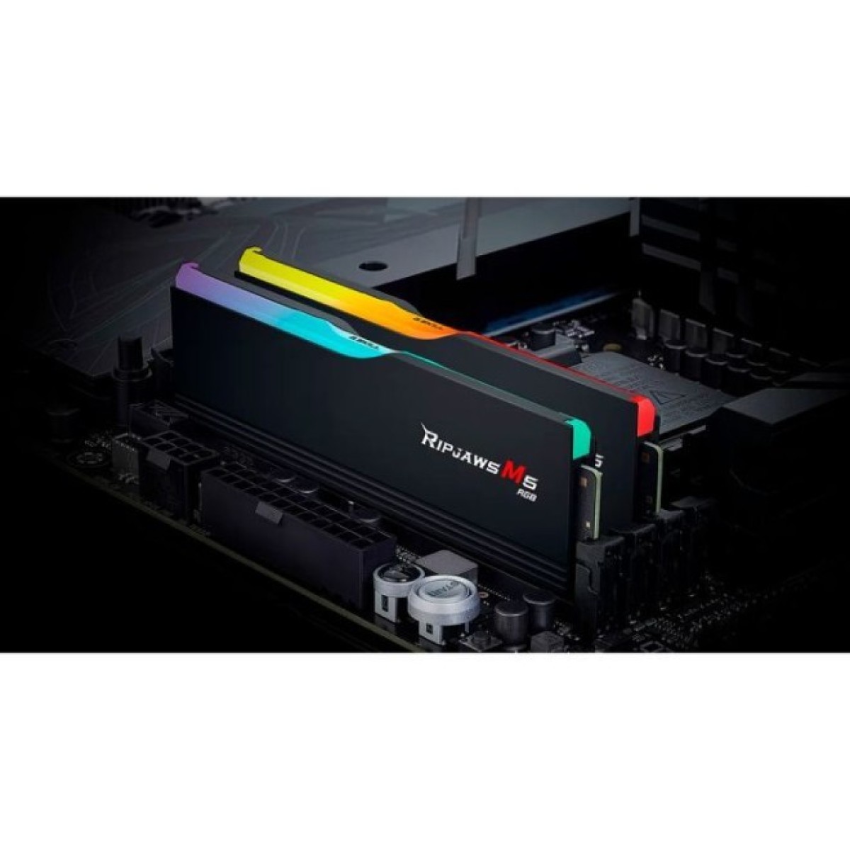 Модуль памяти для компьютера DDR5 32GB (2x16GB) 5200 MHz Ripjaws M5 RGB Matte Black G.Skill (F5-5200J4040A16GX2-RM5RK) 98_98.jpg - фото 2