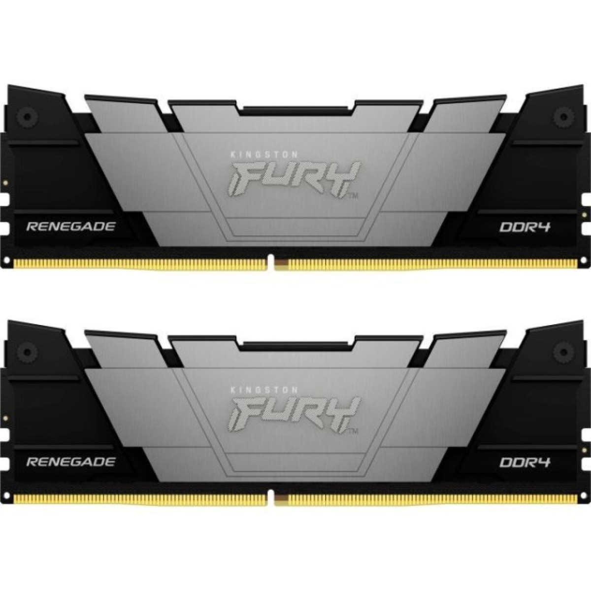 Модуль памяти для компьютера DDR4 16GB (2x8GB) 4800 MHz Renegade Black Kingston Fury (ex.HyperX) (KF448C19RB2K2/16) 98_98.jpg - фото 3