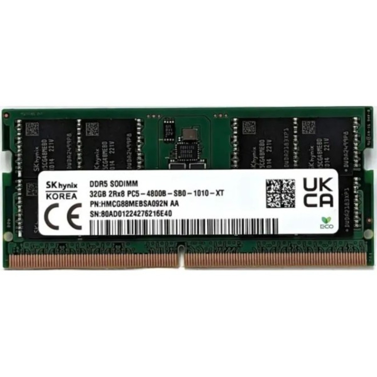 Модуль памяти для ноутбука SoDIMM DDR5 32GB 4800 MHz Hynix (HMCG88MEBSA092N) 256_256.jpg