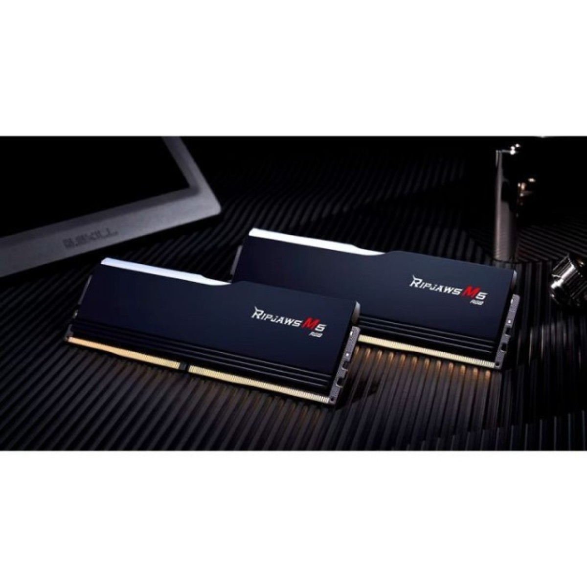 Модуль памяти для компьютера DDR5 32GB (2x16GB) 5200 MHz Ripjaws M5 RGB Matte Black G.Skill (F5-5200J4040A16GX2-RM5RK) 98_98.jpg - фото 4