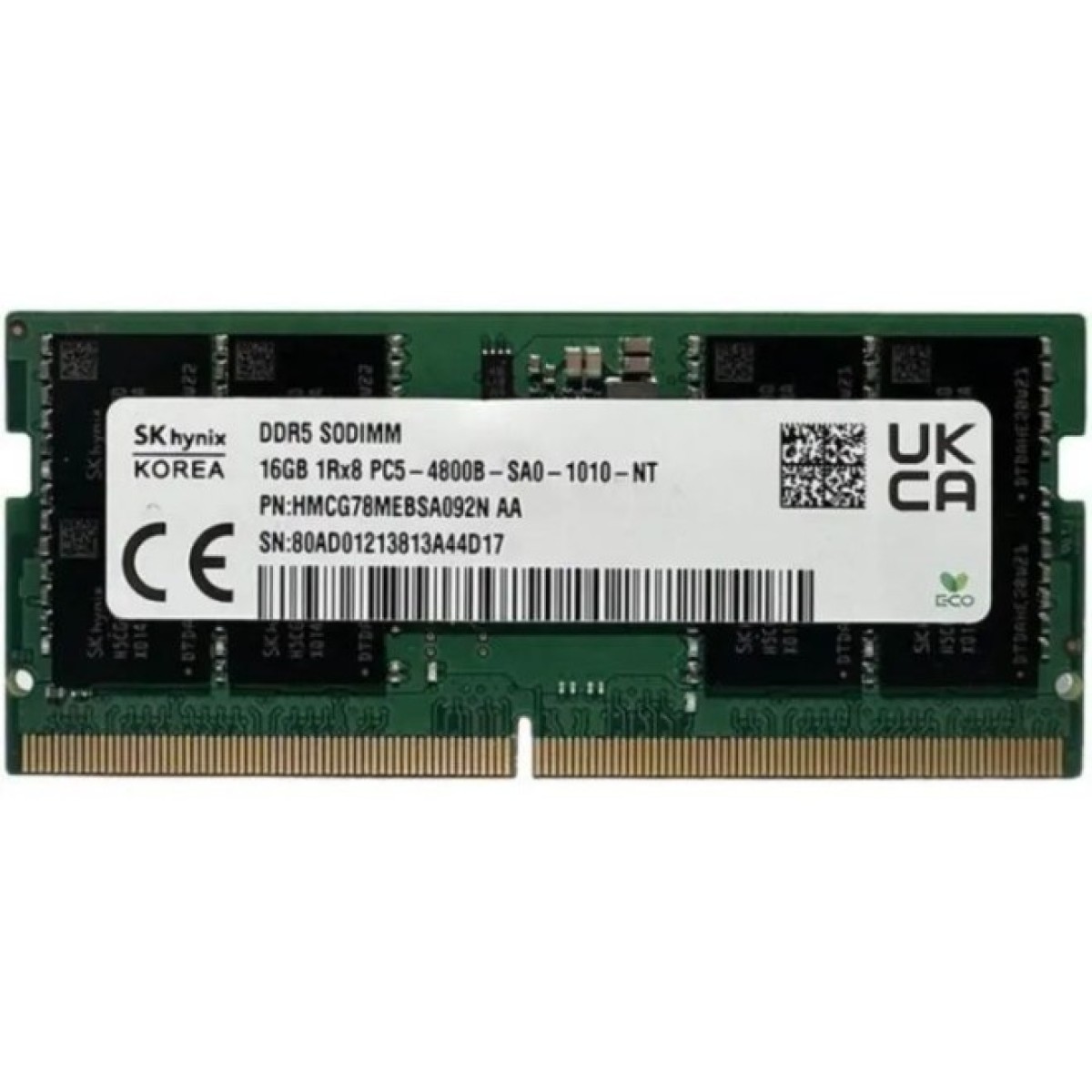 Модуль памяти для ноутбука SoDIMM DDR5 16GB 4800 MHz Hynix (HMCG78MEBSA092N) 256_256.jpg