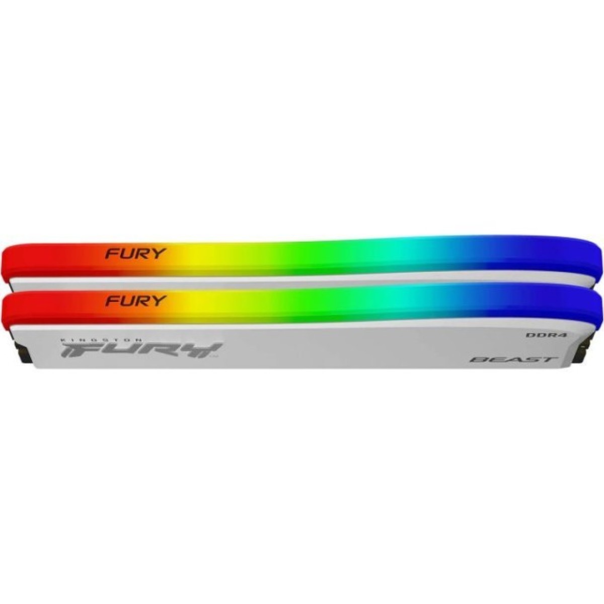 Модуль памяти для компьютера DDR4 16GB (2x8GB) 3200 MHz Beast White RGB SE Kingston Fury (ex.HyperX) (KF432C16BWAK2/16) 98_98.jpg - фото 2