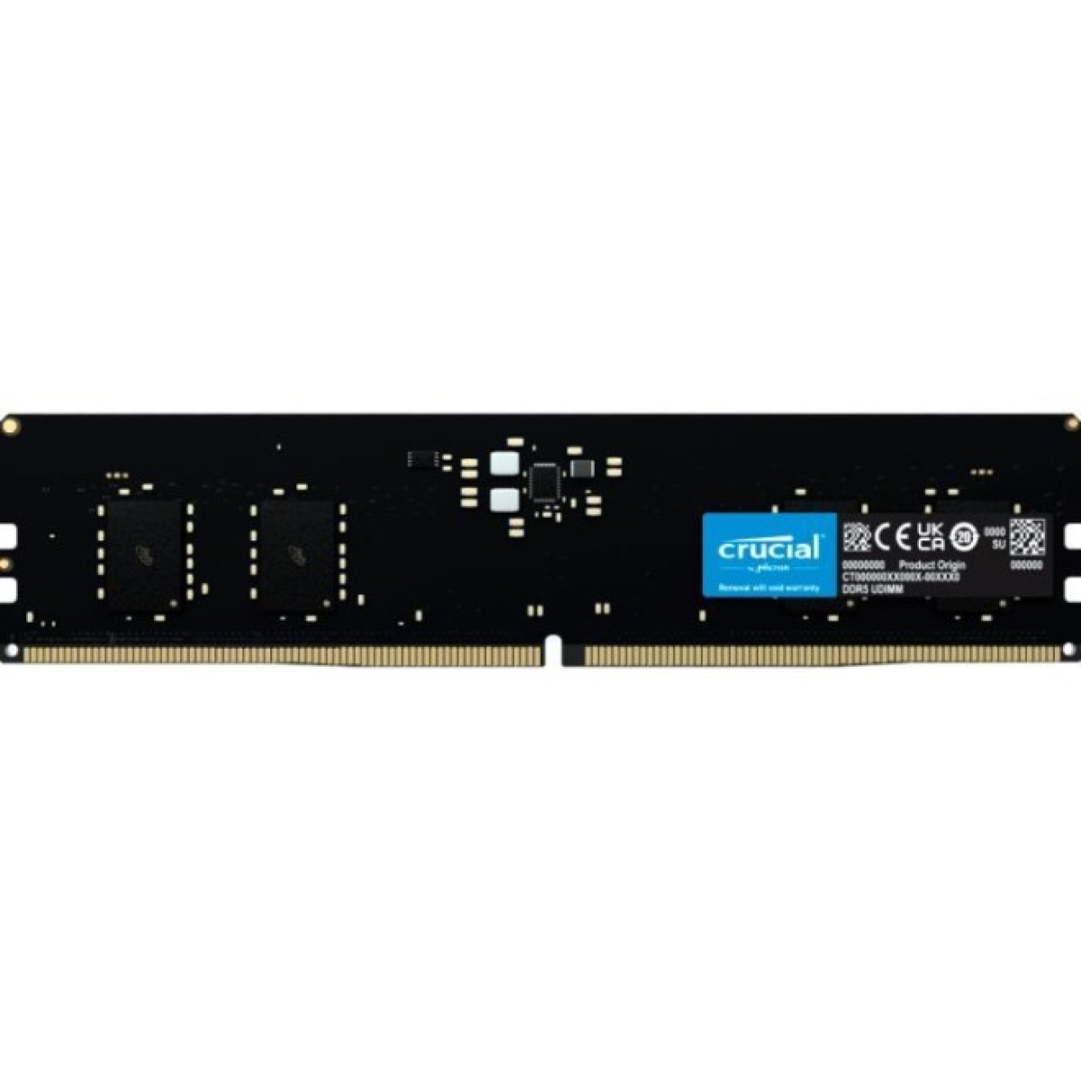 Модуль пам'яті для комп'ютера DDR5 32GB 5600 MHz Micron (CT32G56C46U5T) 256_256.jpg