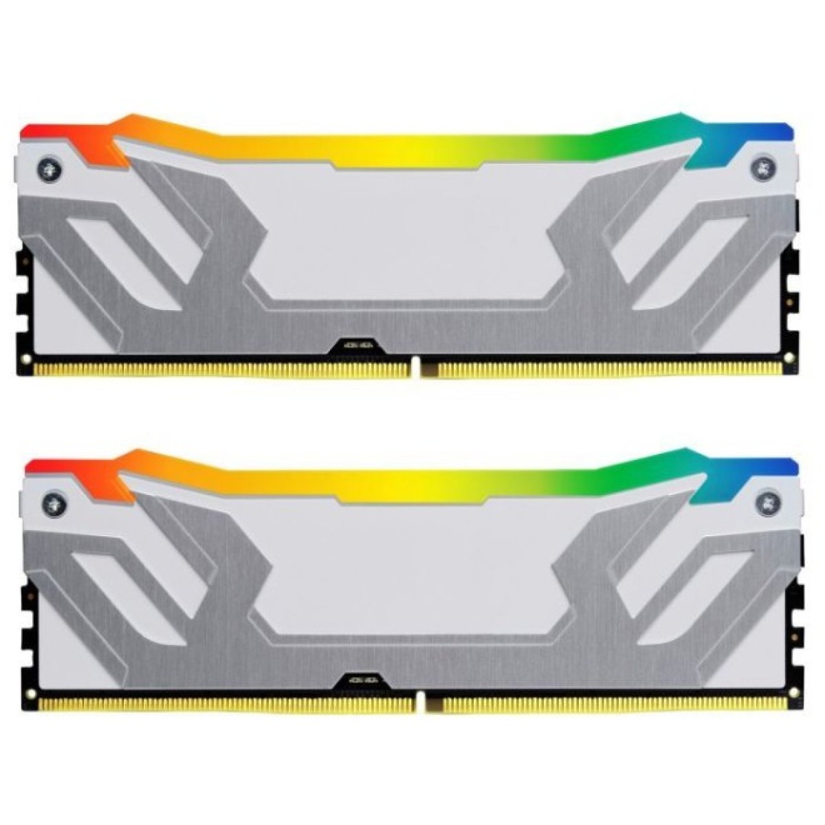 Модуль памяти для компьютера DDR5 48GB (2x24GB) 8400 MHz Renegade RGB White/Silver Kingston Fury (ex.HyperX) (KF584CU40RWAK2-48) 98_98.jpg - фото 5