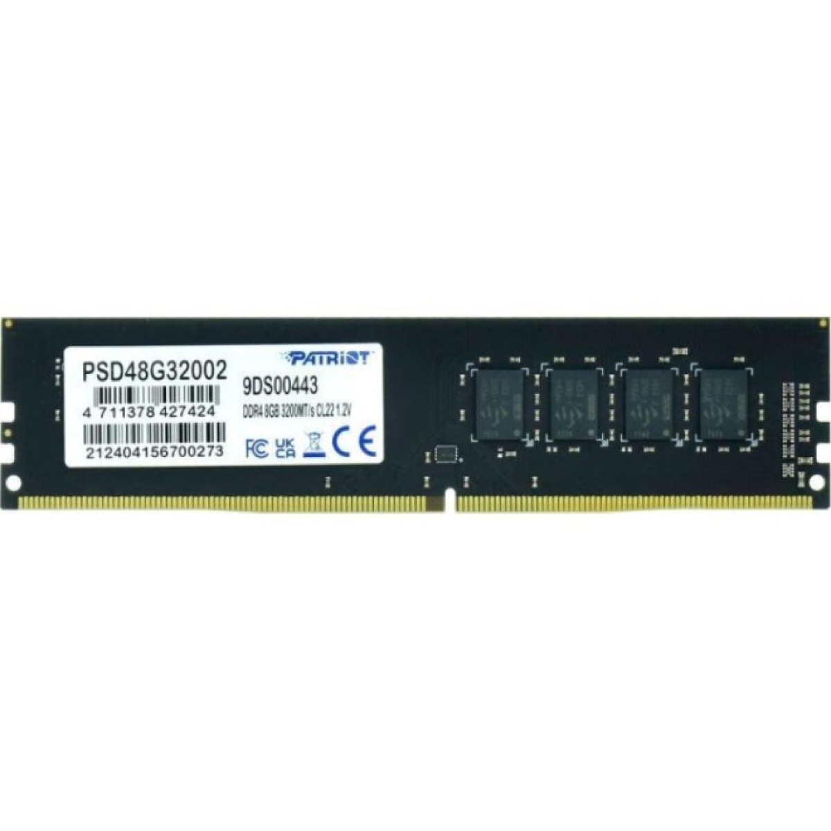 Модуль памяти для компьютера DDR4 8GB 3200 MHz Patriot (PSD48G32002) 256_256.jpg
