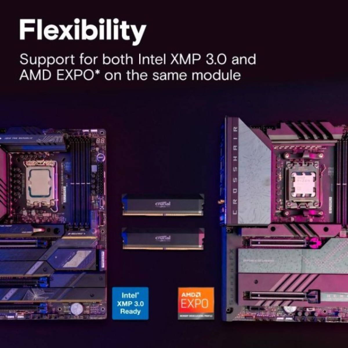 Модуль пам'яті для комп'ютера DDR5 32GB 6400 MHz Pro OC Micron (CP2K16G64C38U5B) 98_98.jpg - фото 3