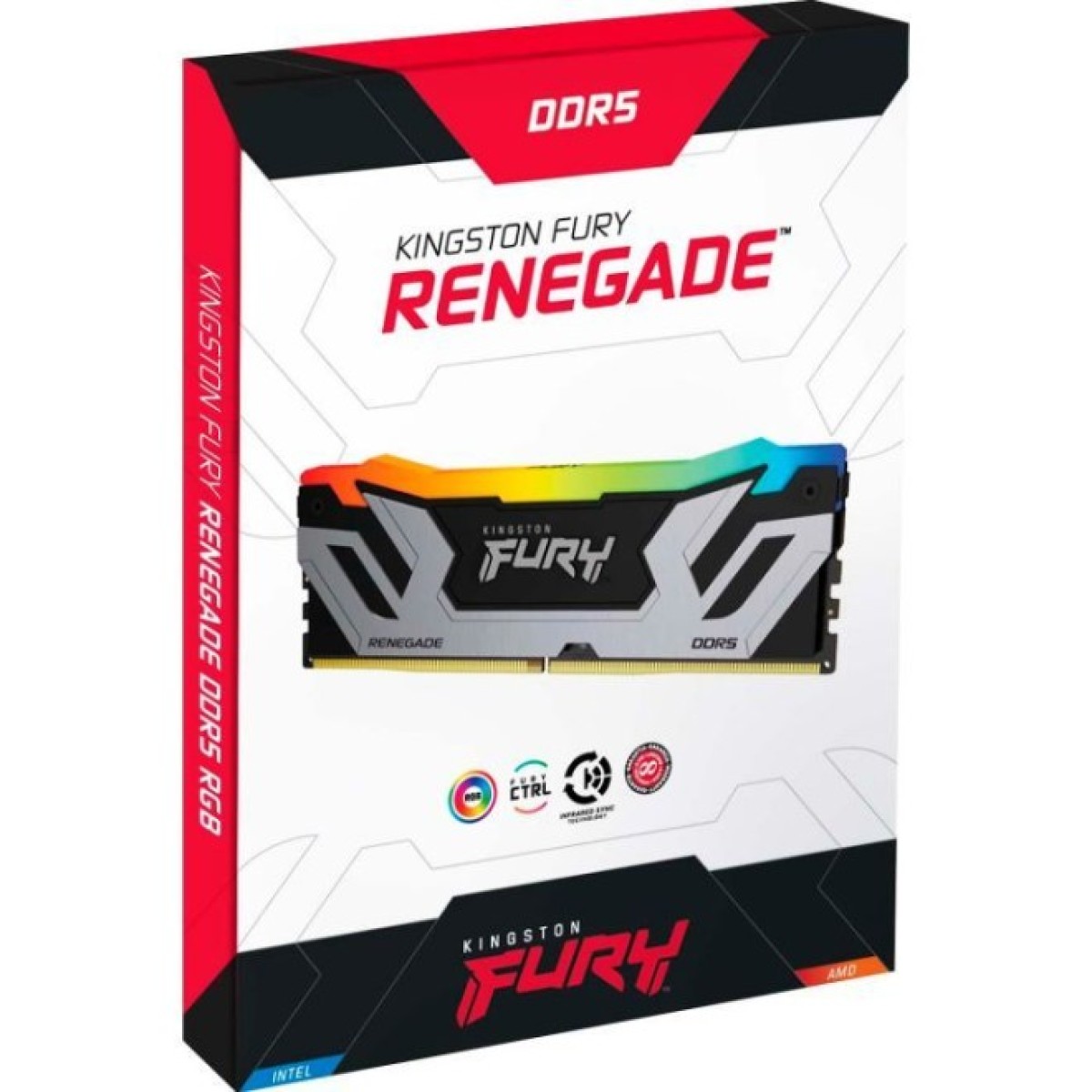 Модуль памяти для компьютера DDR5 48GB 8400 MHz Renegade RGB Silver XMP Kingston Fury (ex.HyperX) (KF584CU40RSAK2-48) 98_98.jpg - фото 2