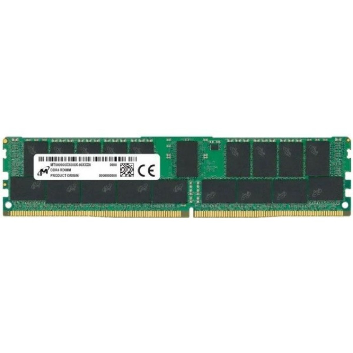 Модуль пам'яті для сервера Micron DDR4 RDIMM 16GB 1Rx4 3200 CL22 (8Gbit) (Single Pack) (MTA18ASF2G72PZ-3G2R1R) 256_256.jpg