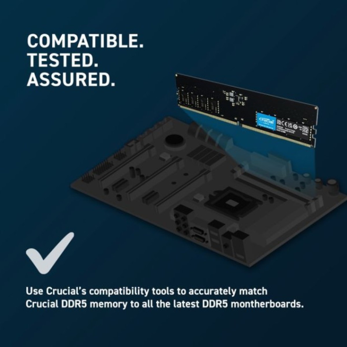 Модуль пам'яті для комп'ютера DDR5 8GB 4800 MHz Micron (CT8G48C40U5T) 98_98.jpg - фото 4