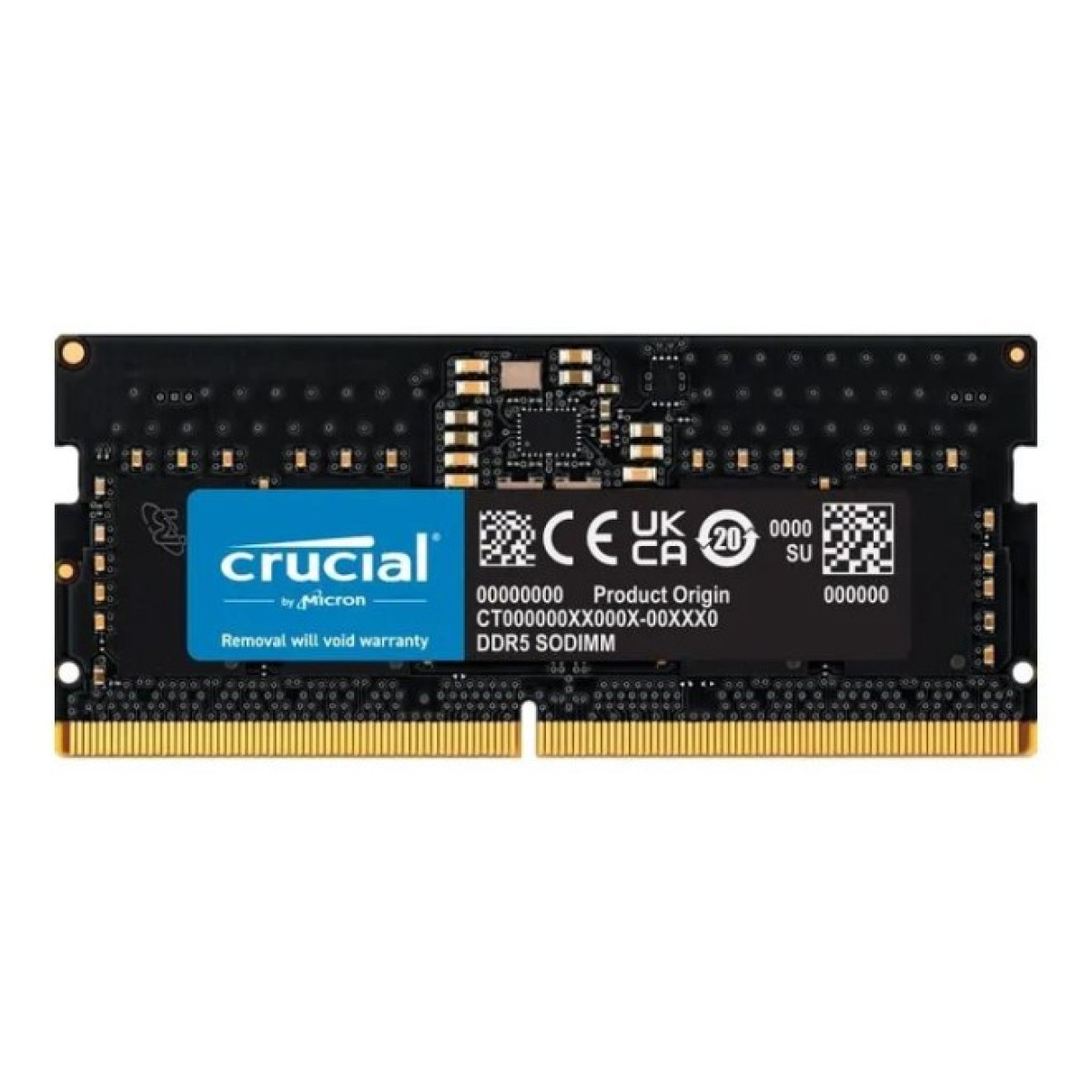 Модуль памяти для ноутбука SoDIMM DDR5 8GB 4800 MHz Micron (CT8G48C40S5T) 256_256.jpg