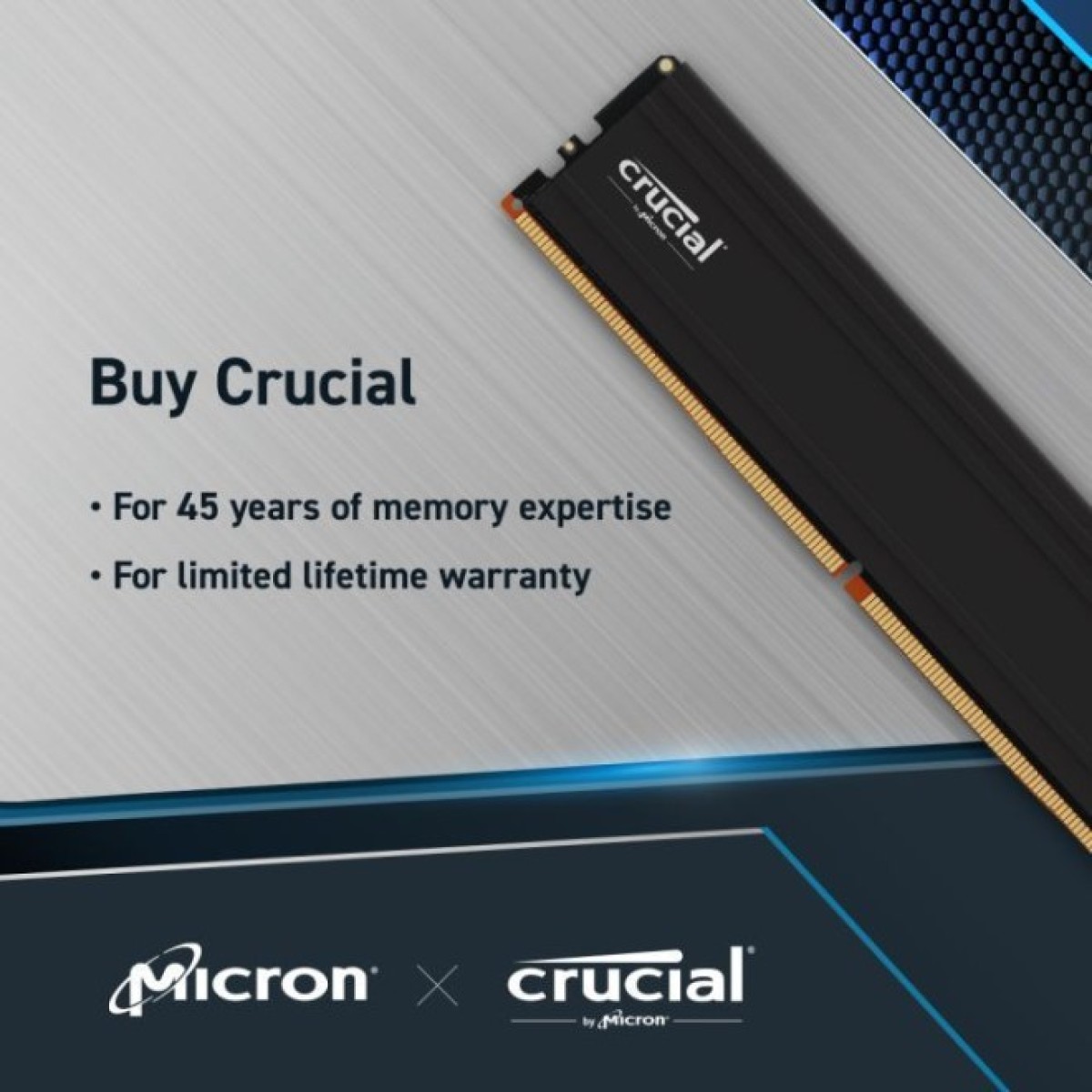 Модуль пам'яті для комп'ютера DDR5 32GB (2x16GB) 6000 MHz Micron (CP2K16G60C48U5) 98_98.jpg - фото 3