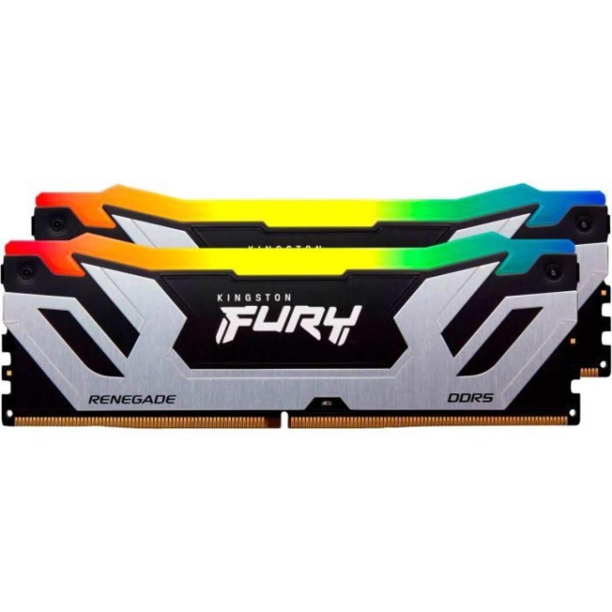 Модуль памяти для компьютера DDR5 48GB 8400 MHz Renegade RGB Silver XMP Kingston Fury (ex.HyperX) (KF584CU40RSAK2-48) 98_98.jpg - фото 3