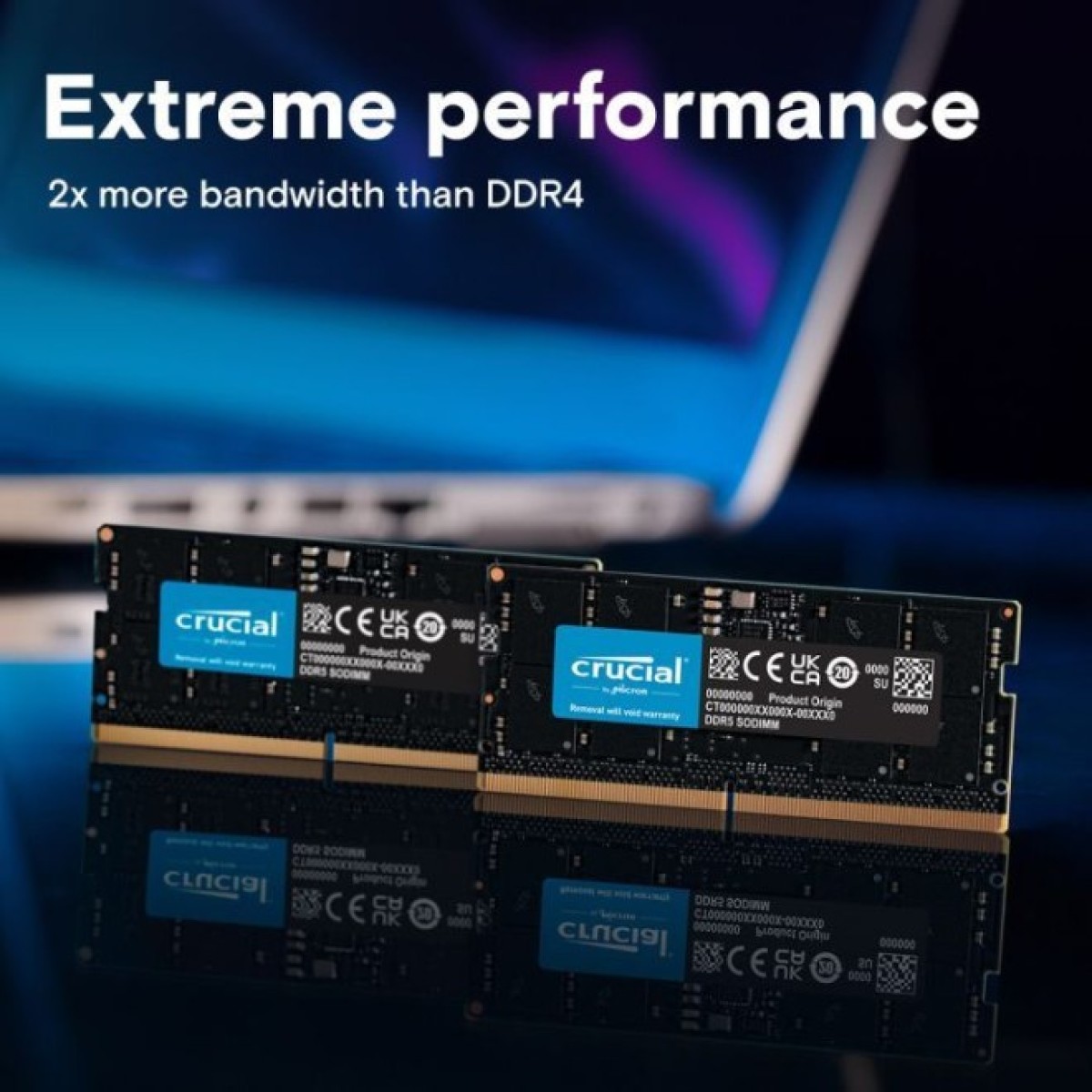 Модуль памяти для ноутбука SoDIMM DDR5 48GB 5600 MHz Micron (CT2K24G56C46S5) 98_98.jpg - фото 5