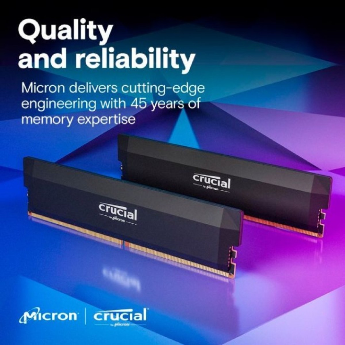 Модуль пам'яті для комп'ютера DDR5 32GB 6400 MHz Pro OC Micron (CP2K16G64C38U5B) 98_98.jpg - фото 7