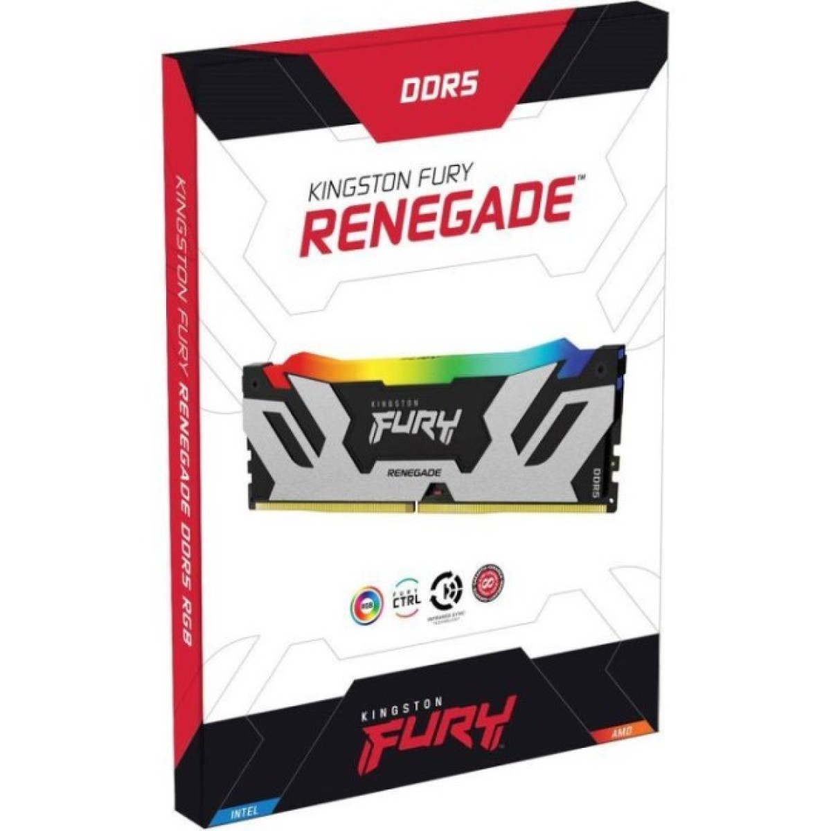 Модуль пам'яті для комп'ютера DDR5 16GB 8000 MHz Renegade RGB XMP Kingston Fury (ex.HyperX) (KF580C38RSA-16) 98_98.jpg - фото 6