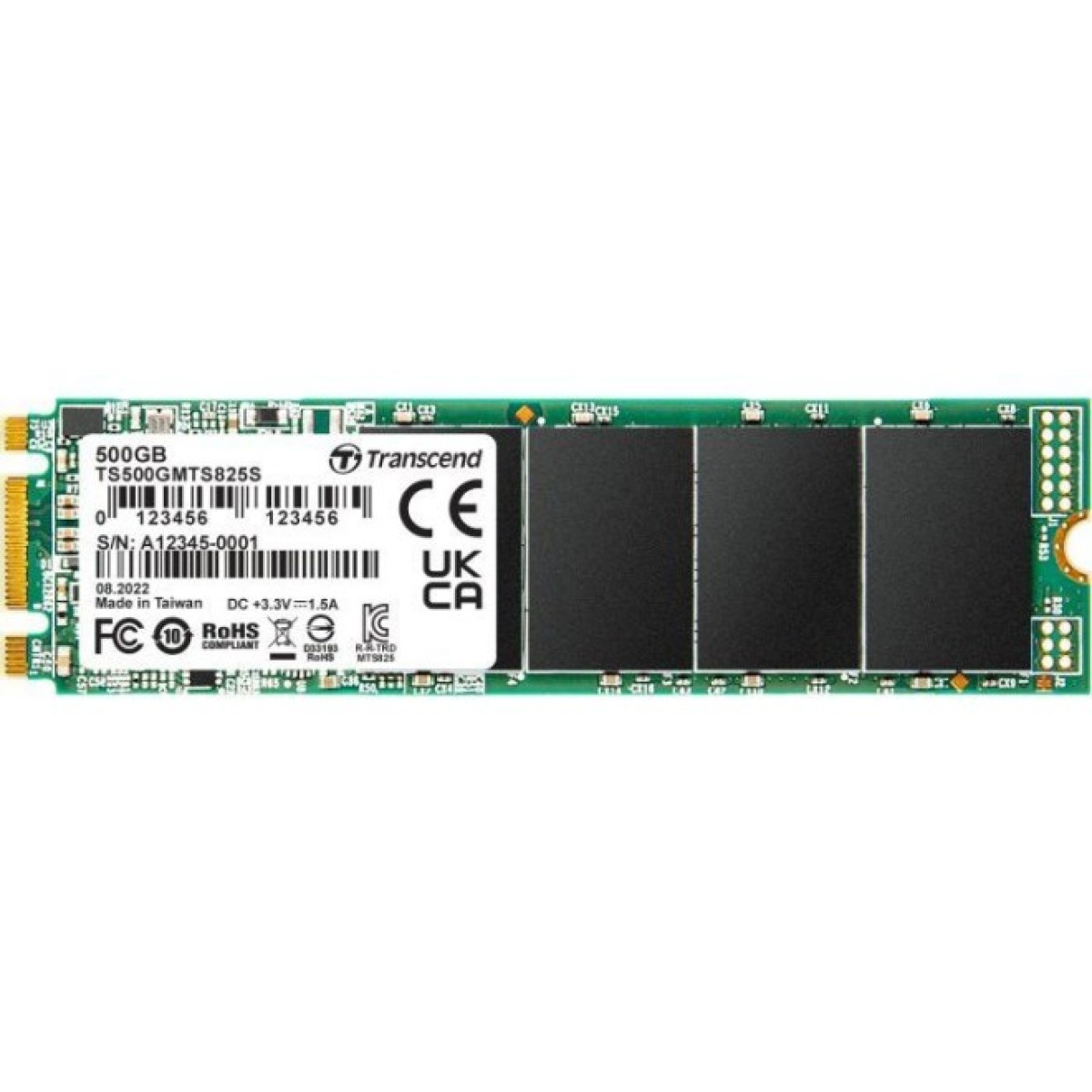 Накопитель SSD M.2 2280 500GB Transcend (TS500GMTS825S) 256_256.jpg