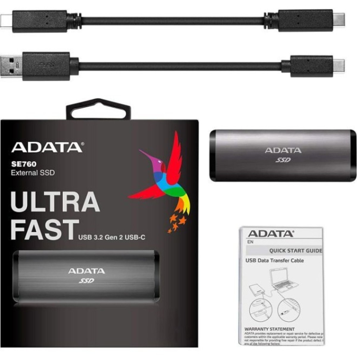 Накопитель SSD USB 3.2 1TB ADATA (ASE760-1TU32G2-CBK) 98_98.jpg - фото 2