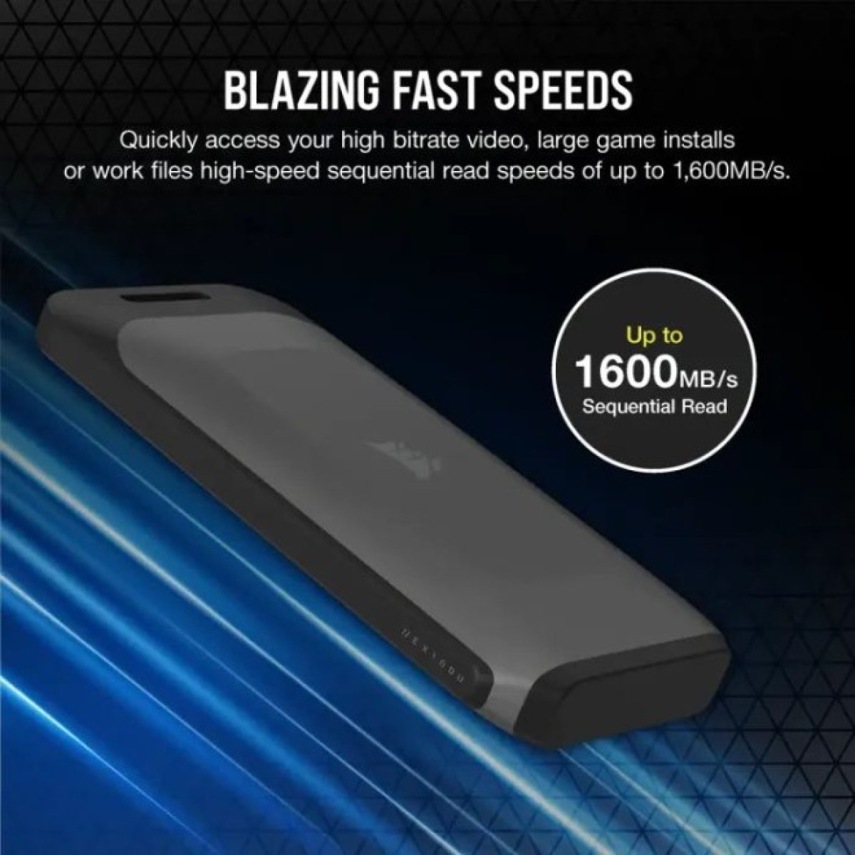 Накопитель SSD USB 3.2 1TB Corsair (CSSD-EX100U1TB) 98_98.jpg - фото 2
