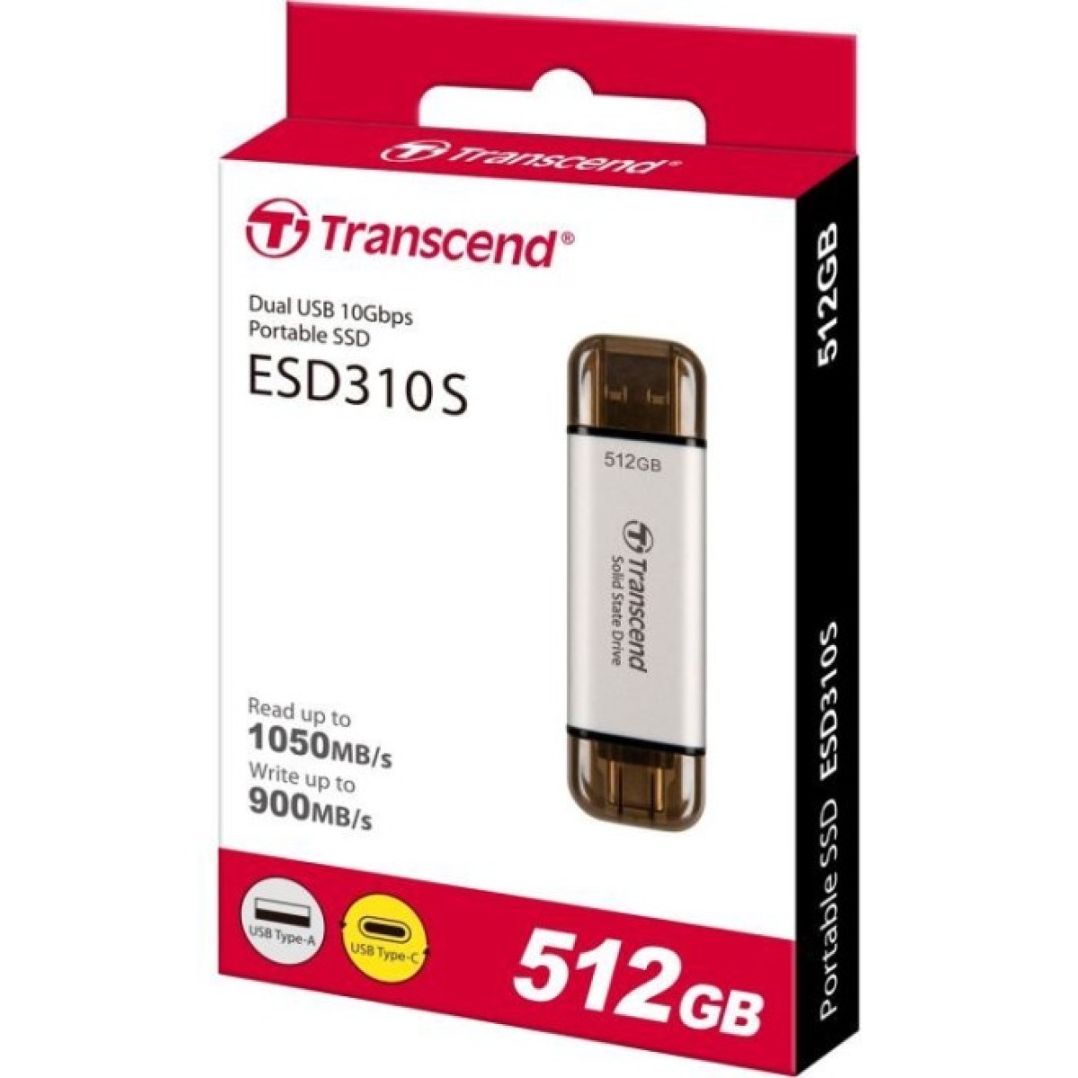 Накопитель SSD USB Type-C 512GB ESD300 Transcend (TS512GESD300S) 98_98.jpg - фото 3