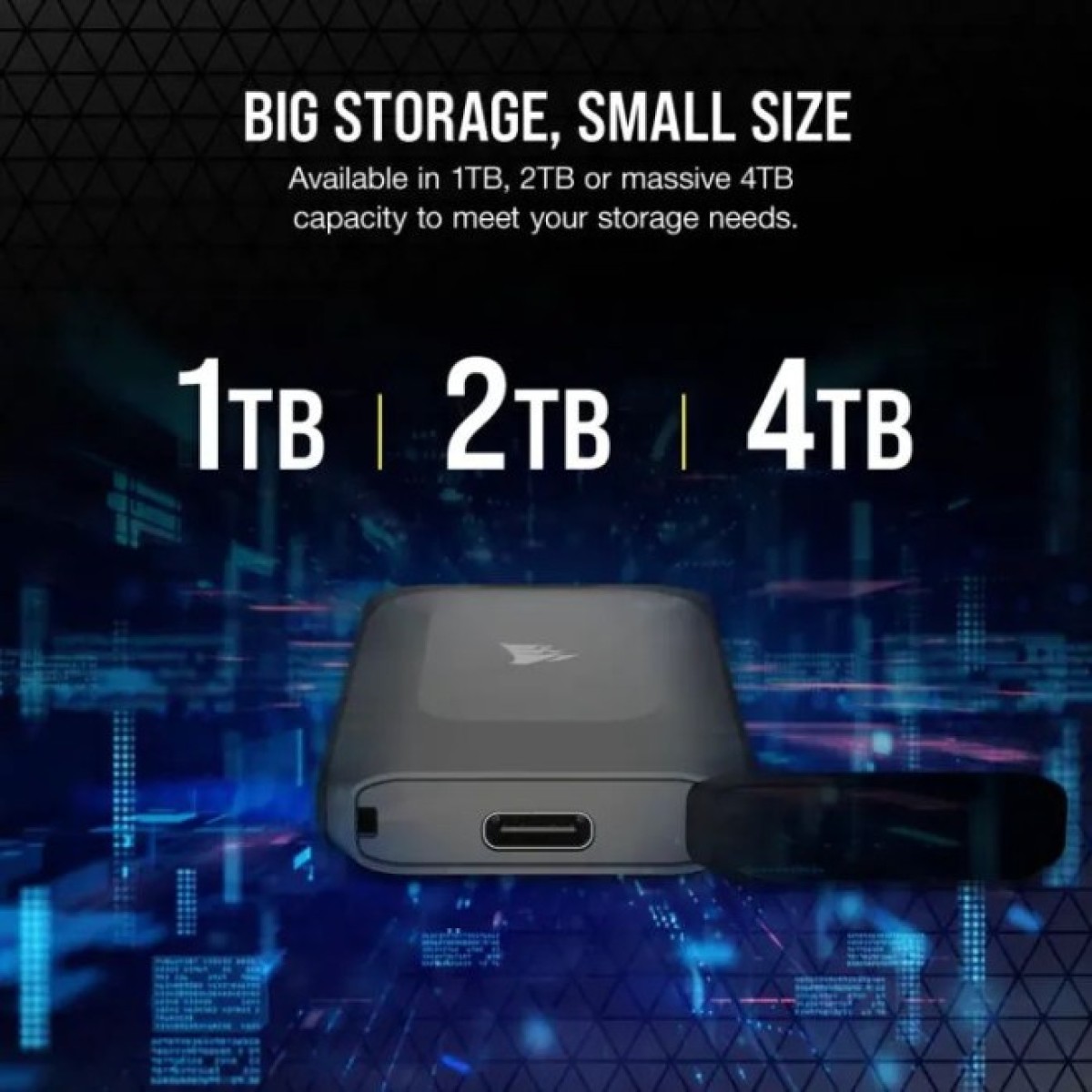 Накопитель SSD USB 3.2 1TB Corsair (CSSD-EX100U1TB) 98_98.jpg - фото 3