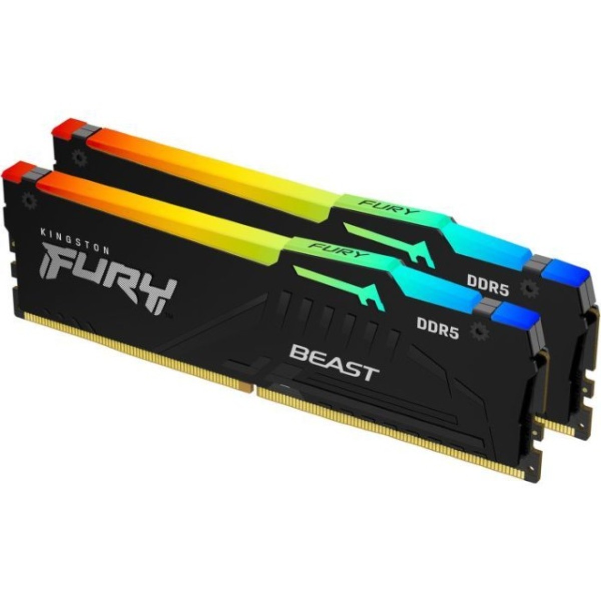 Модуль памяти для компьютера DDR5 32GB (2x16GB) 6000 MHz Beast RGB Kingston Fury (ex.HyperX) (KF560C36BBE2AK2-32) 98_98.jpg - фото 3