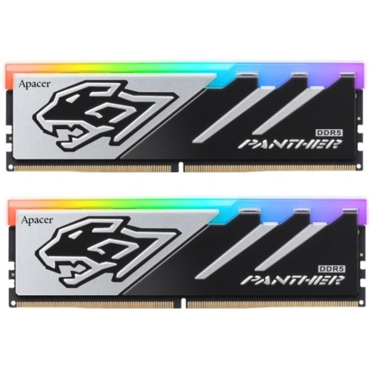 Модуль памяти для компьютера DDR5 32GB (2x16GB) 5600 MHz Panther RGB Apacer (AH5U32G56C5229BAA-2) 256_256.jpg