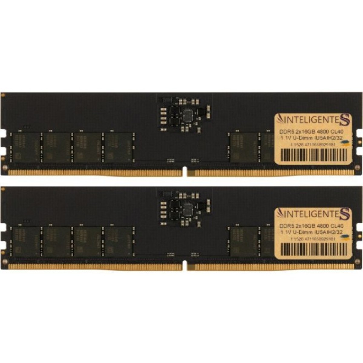 Модуль памяти для компьютера DDR5 32GB (2x16GB) 4800 MHz INTELIGENTES (IU5AIH2/32) 98_98.jpg - фото 1