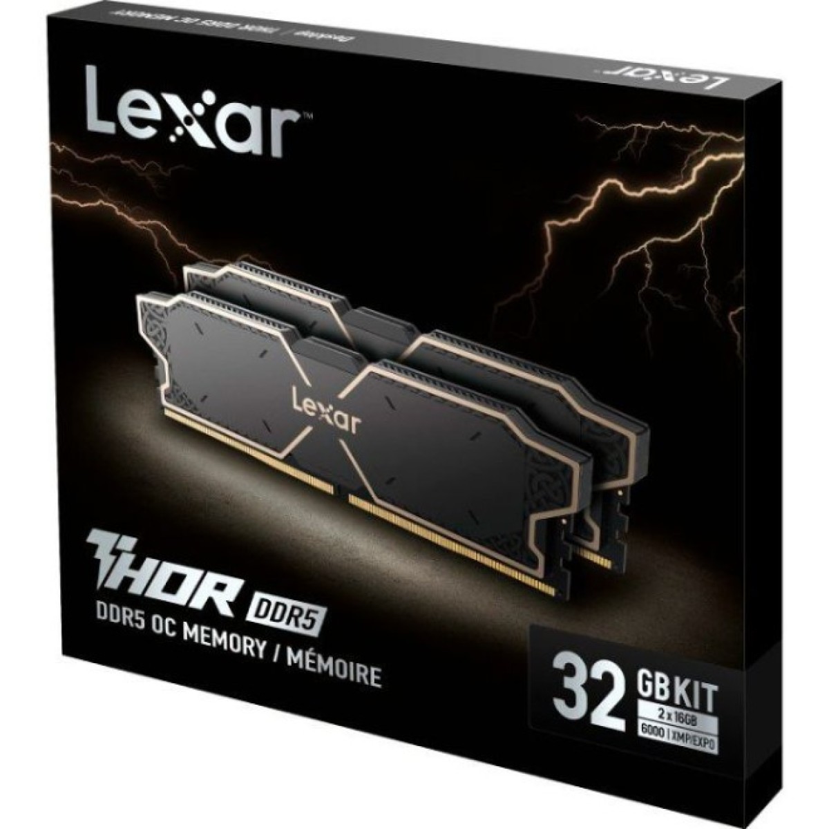 Модуль памяти для компьютера DDR5 32GB (2x16GB) 6000 MHz Thor Black Lexar (LD5U16G60C38LG-RGD) 98_98.jpg - фото 10