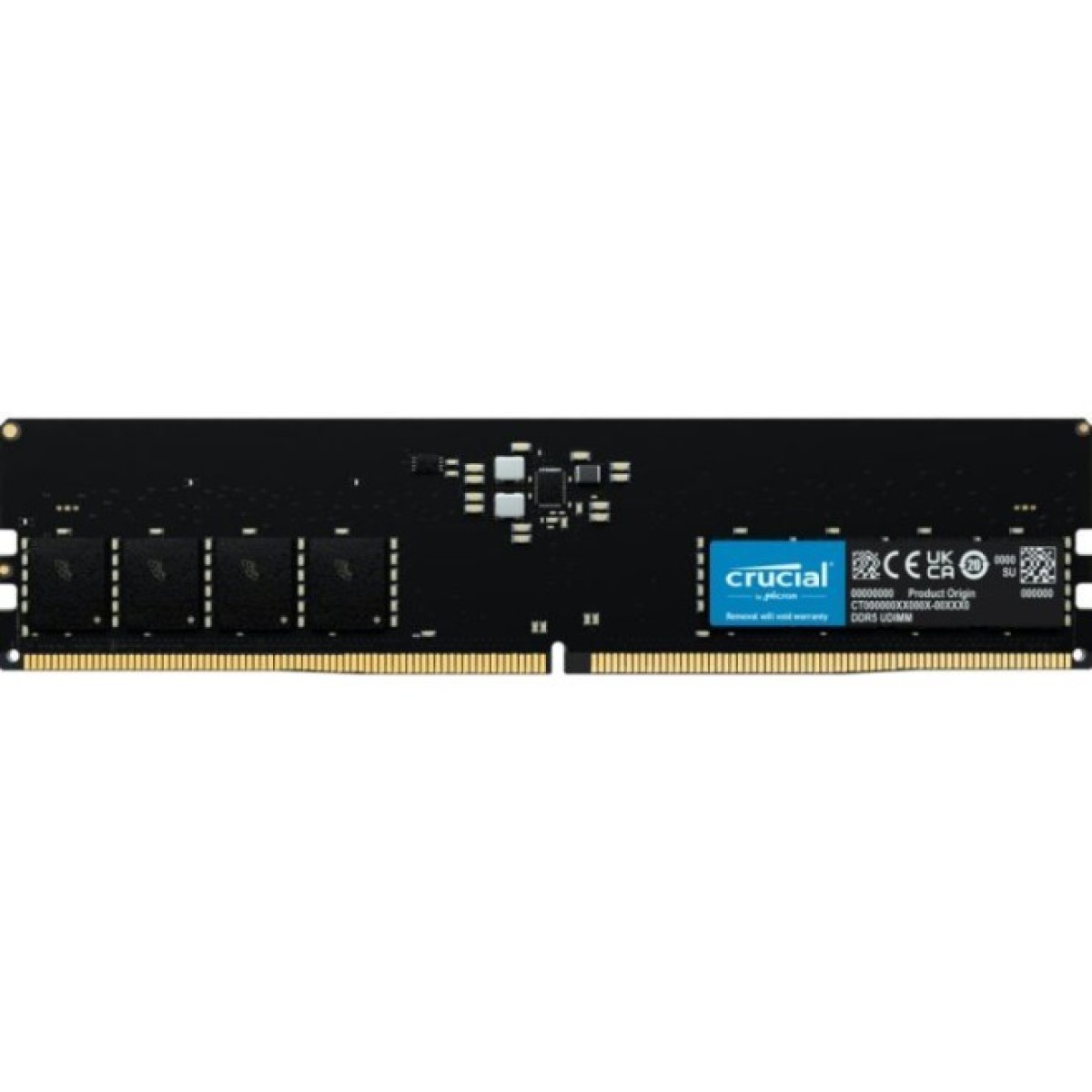 Модуль пам'яті для комп'ютера DDR5 16GB 4800 MHz Micron (CT16G48C40U5T) 256_256.jpg