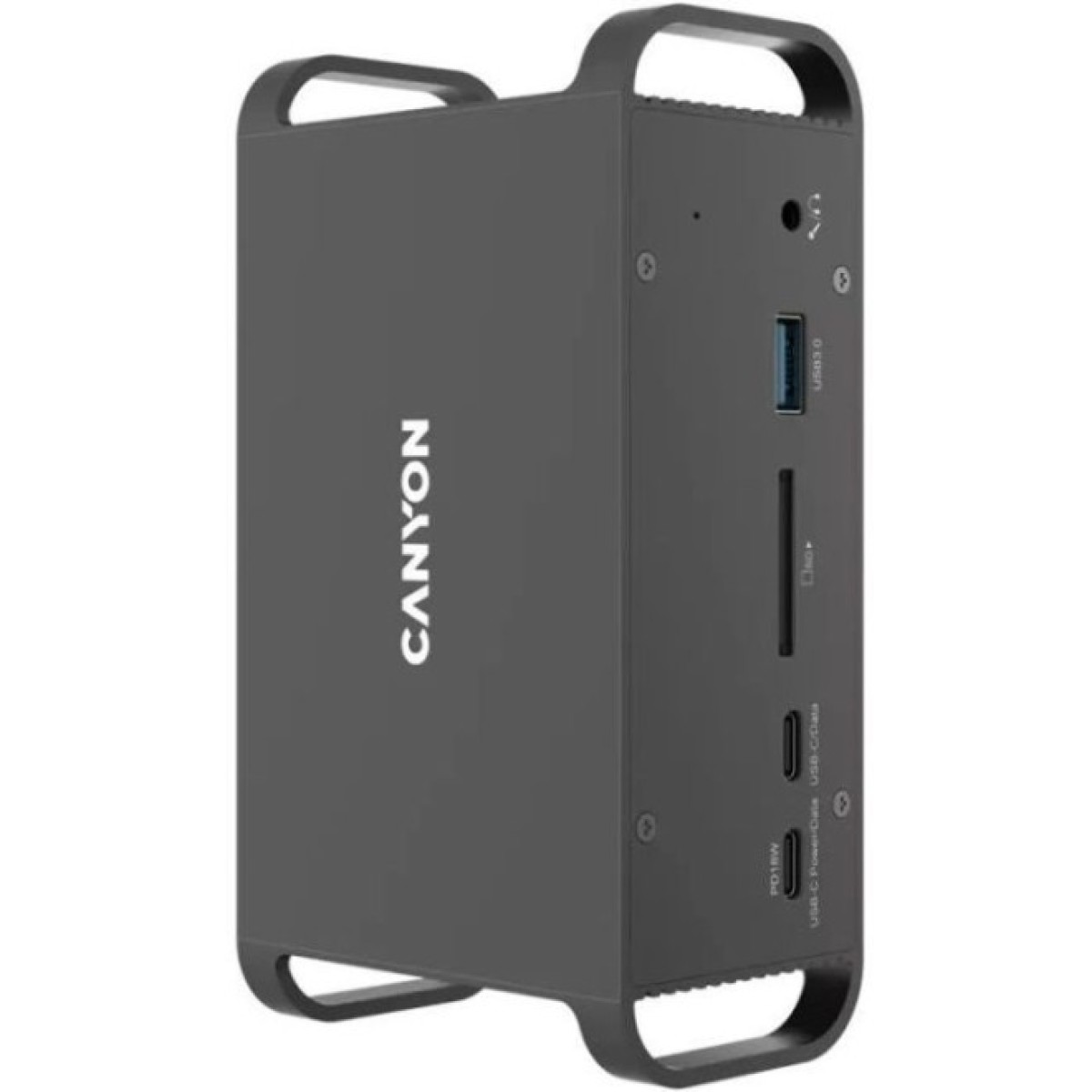 Док станція Canyon Docking Station with 14 ports, with Type C female*4, USB3.0*2, USB2.0*2 (CNS-HDS95ST) 98_98.jpg - фото 2