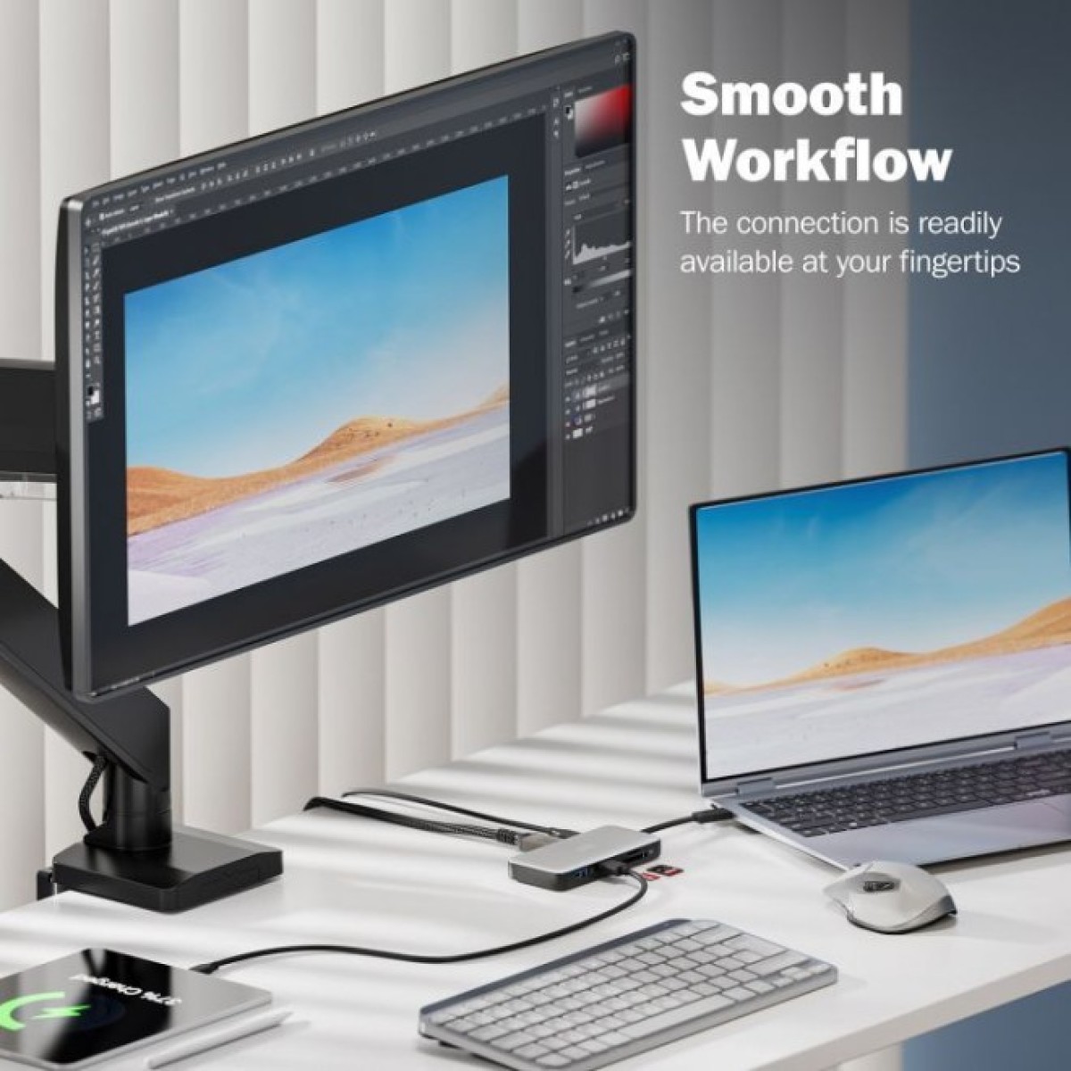 Док станція Digitus USB-C > HDMI/2xUSB-A/USB-C/SD/MicroSD/RJ54 (DA-70914) 98_98.jpg - фото 2