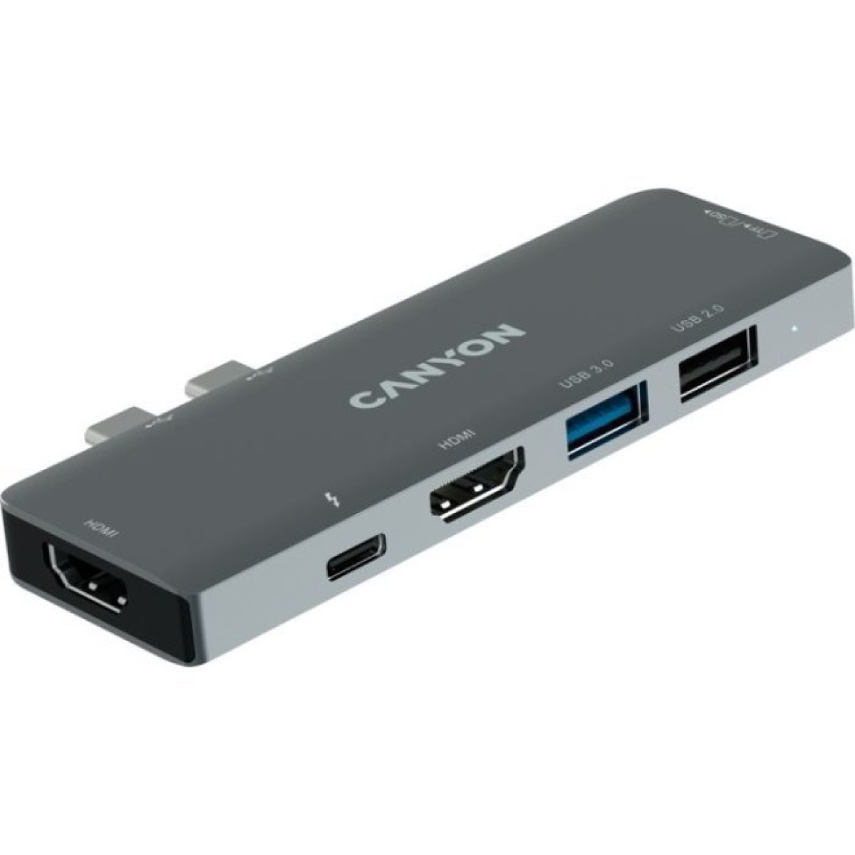 Док станция Canyon 1*Type C PD100W+2*HDMI+1*USB3.0+1*USB2.0+1*SD+1*TF (CNS-TDS05B) 98_98.jpg - фото 1