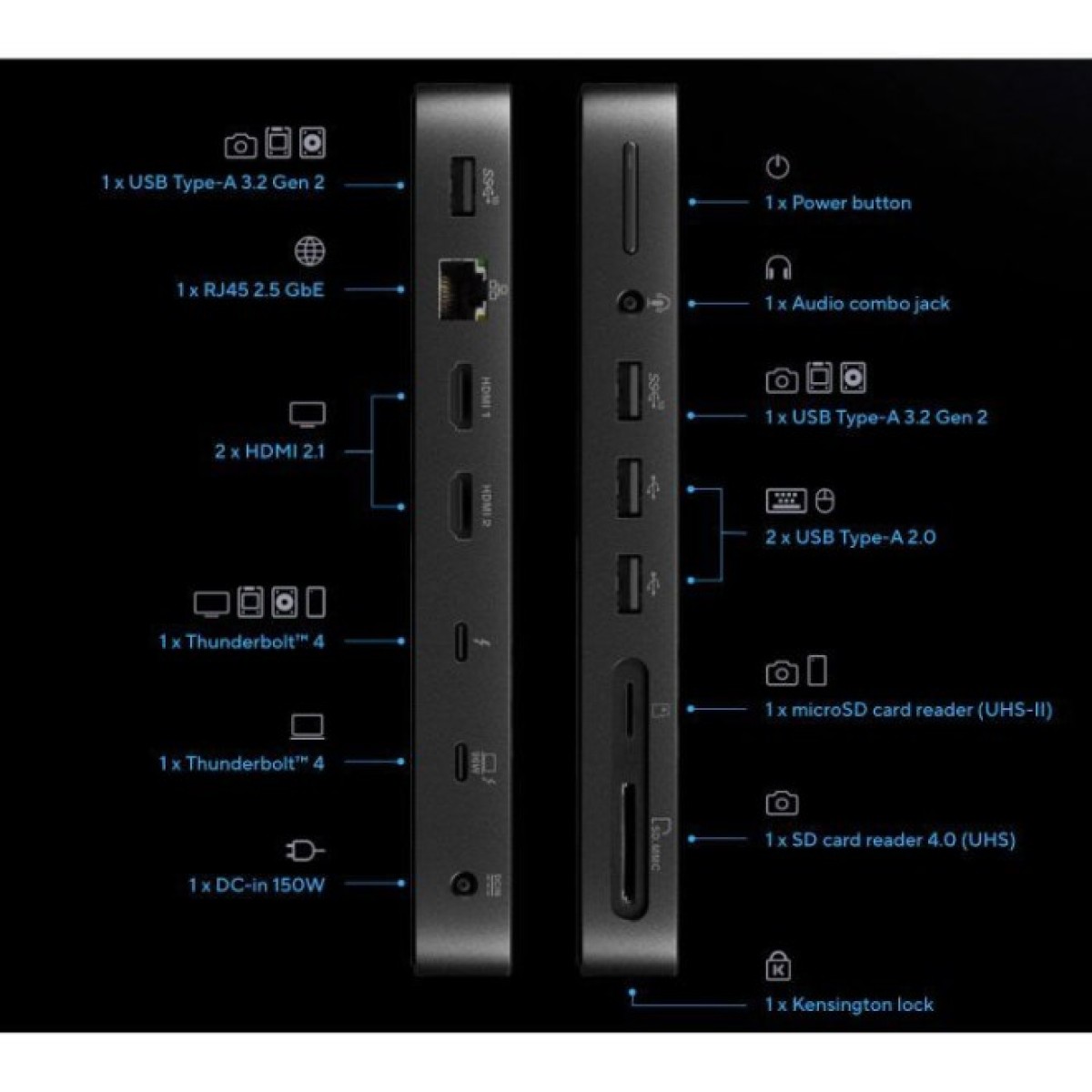 Док станция ASUS Triple 4K Thunderbolt 4 Dock DC500 (90XB08DN-BDS010) 98_98.jpg - фото 4