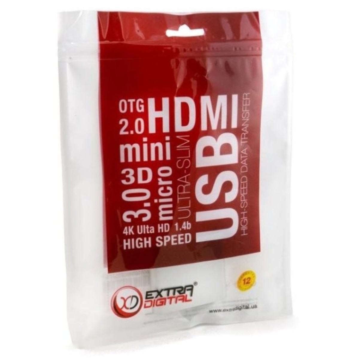 Док станция Extradigital USB Type-C to HDMI/USB 3.0/Type-C (0.15m) (KBH1691) 98_98.jpg - фото 2