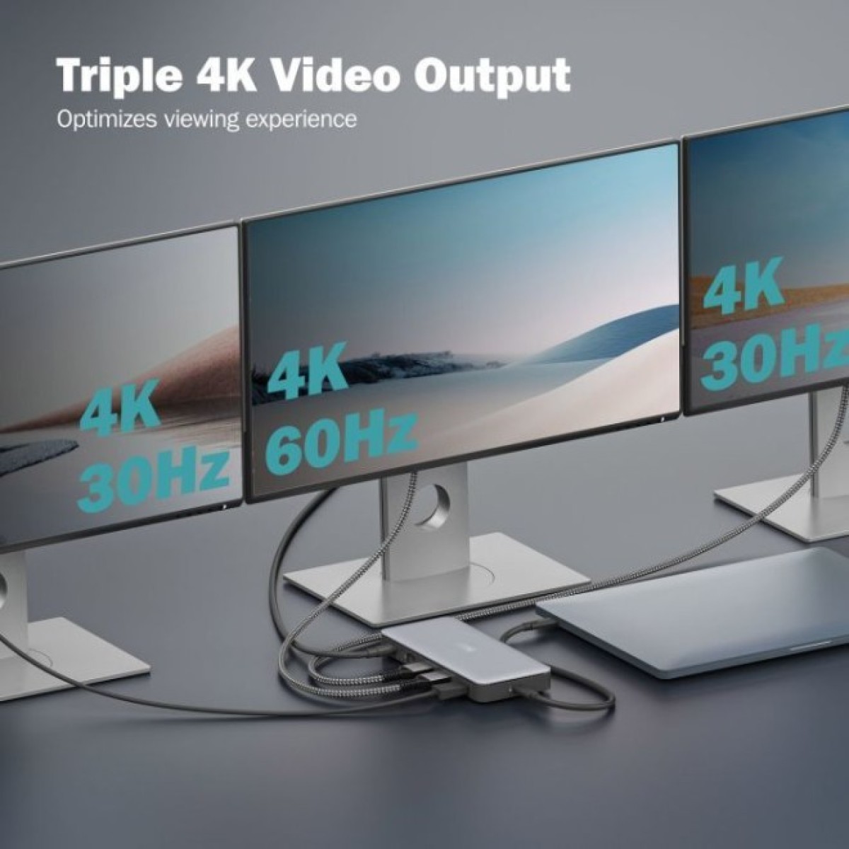 Док станція Digitus USB-C > 2xHDMI/DP/2xUSB-A/USB-C/SD/MicroSD/RJ54/DC/Audio (DA-70917) 98_98.jpg - фото 2