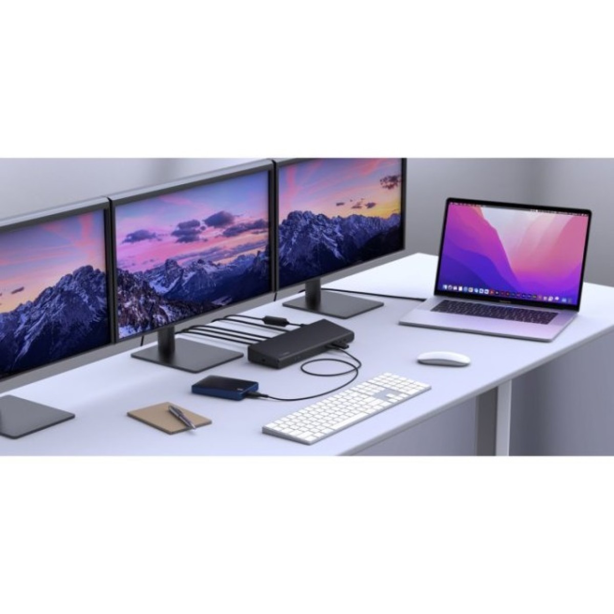 Док станция Belkin USB-C Universal Triple Display Dock (INC007VFBK) 98_98.jpg - фото 5