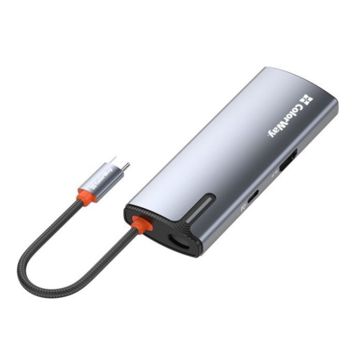 Док станція ColorWay Docking Station USB-C 5-в-1 Type C PD 100W/USB3.0х3/HDMI 4К (CW-HUB01) 98_98.jpg - фото 7