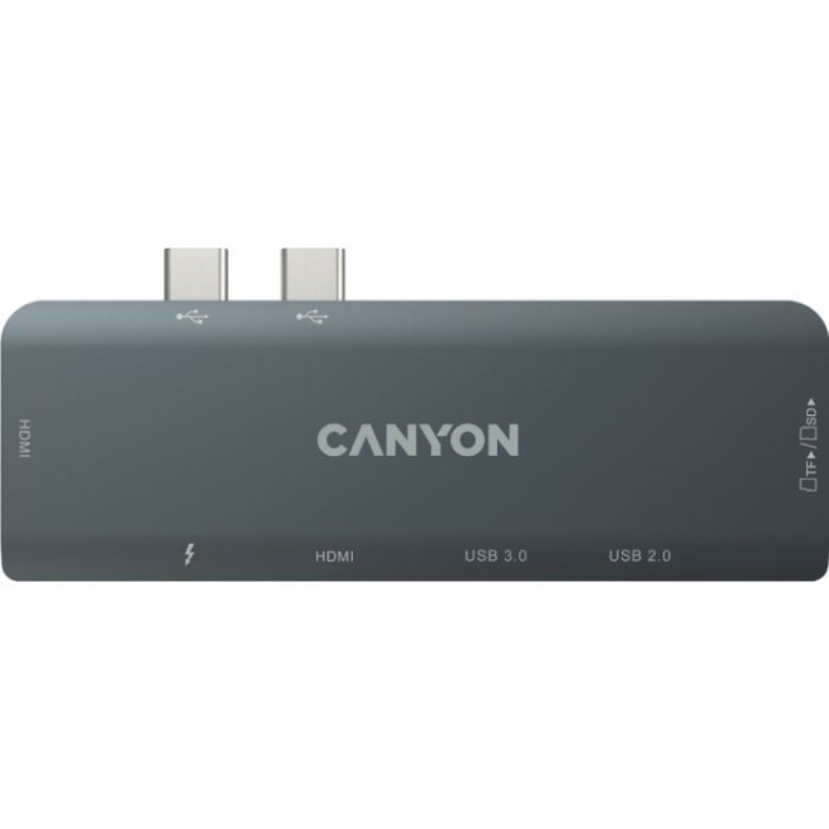 Док станция Canyon 1*Type C PD100W+2*HDMI+1*USB3.0+1*USB2.0+1*SD+1*TF (CNS-TDS05B) 98_98.jpg - фото 3