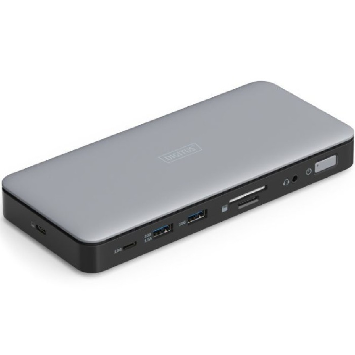 Док станція Digitus USB-C > 2xHDMI/DP/2xUSB-A/USB-C/SD/MicroSD/RJ54/DC/Audio (DA-70917) 98_98.jpg - фото 1