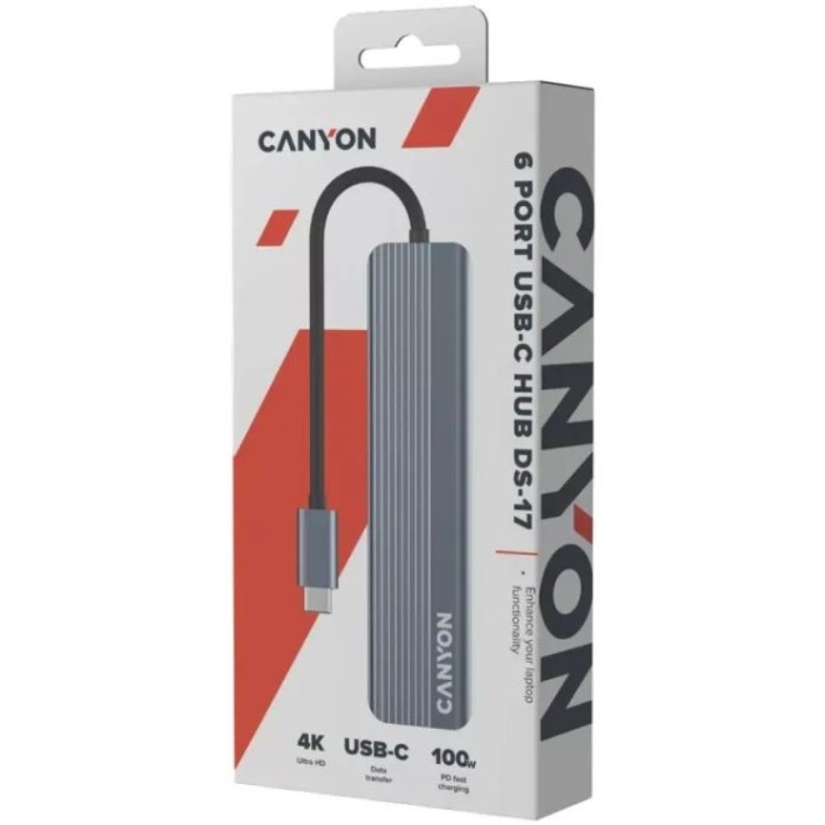Док станция Canyon Docking Station DS-17 6 in 1 4k USB-C hub (CNS-TDS17) 98_98.jpg - фото 6