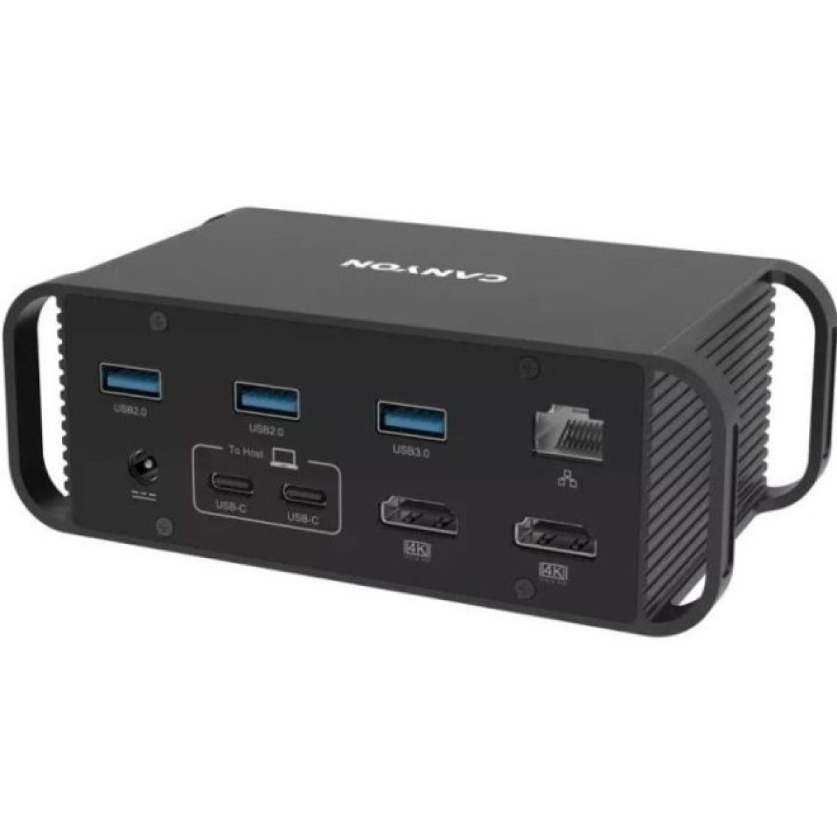 Док станція Canyon Docking Station with 14 ports, with Type C female*4, USB3.0*2, USB2.0*2 (CNS-HDS95ST) 98_98.jpg - фото 4