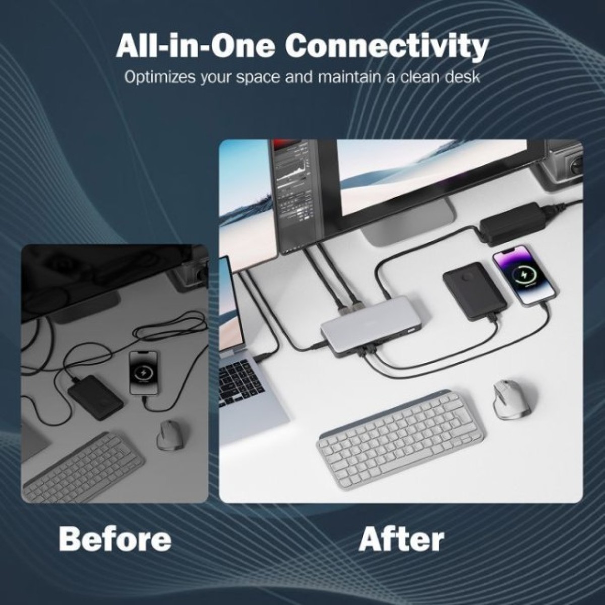 Док станція Digitus USB-C > 2xHDMI/DP/2xUSB-A/USB-C/SD/MicroSD/RJ54/DC/Audio (DA-70917) 98_98.jpg - фото 5