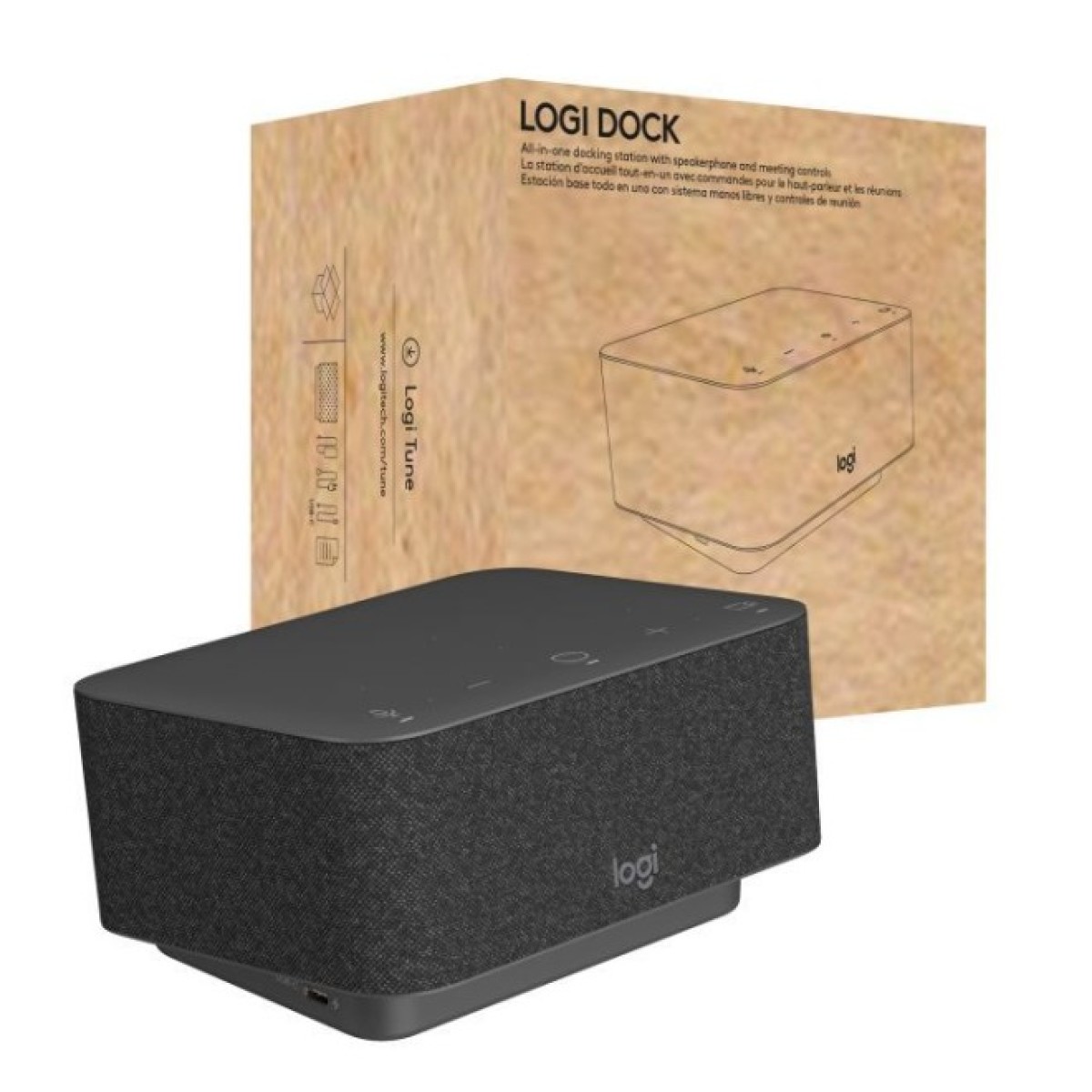 Док станция Logitech Logi Dock - GRAPHITE - USB - EMEA - UC (L986-000024) 98_98.jpg - фото 6